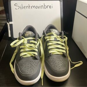 Nike Kids Sneakers Gray and Lime